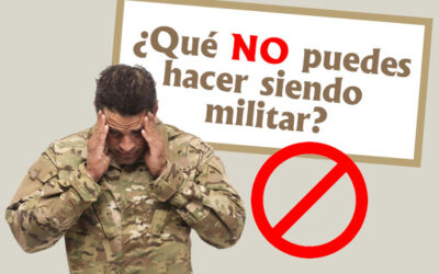 ¿Qué no pueden hacer los militares? 