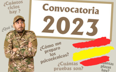 OPOSICIONES MILITAR 2023 FECHAS